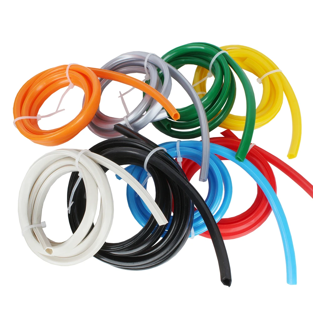 Flat Seal for 20/30/40/45/50/60 Series EU Aluminum Profile Soft Slot Cover/Panel 3D printer Extrusion 5/10 Meters 6mm/8mm/10mm sealing strip tape sealing strip rubber seal strip silicone seal strip
