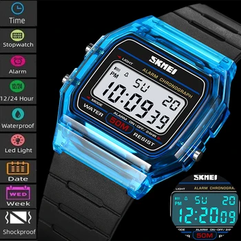 Women Transparent LED Sports Watch 1