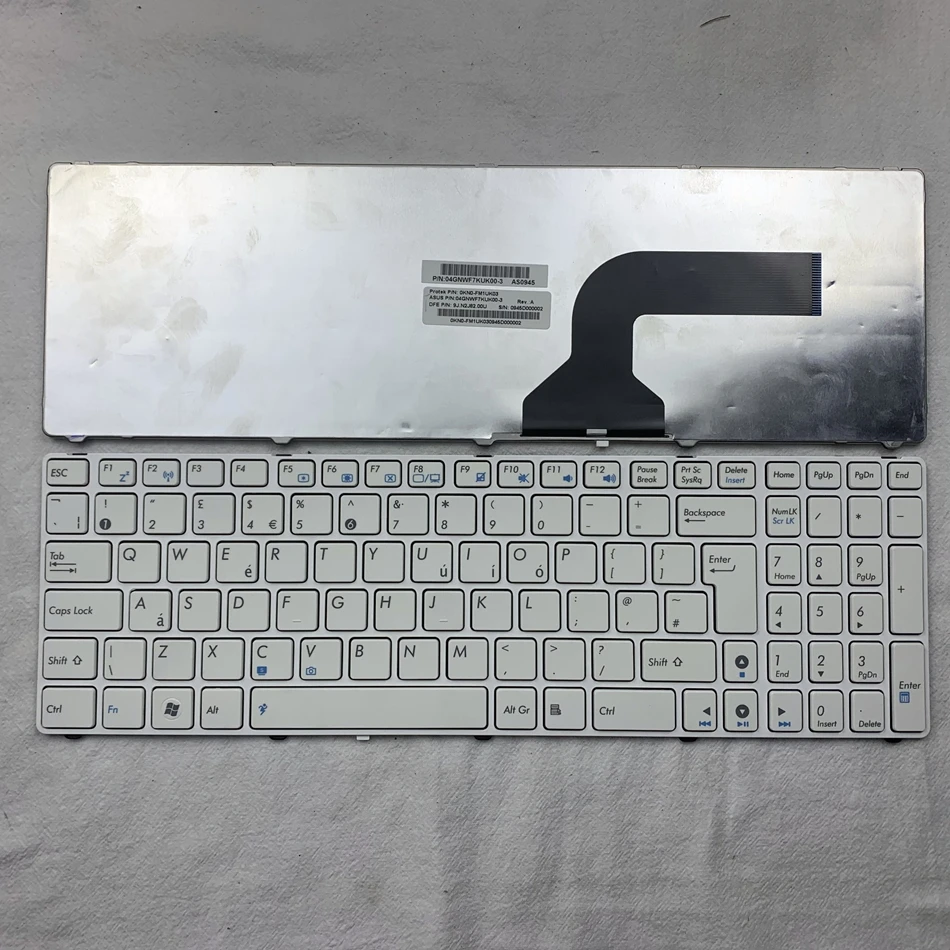 Клавиатура для ноутбука Asus K52 K52F K52DE K52J K52N K52JC K52JE G60 G51 G53 K53S G72J G72JH G73 с британской
