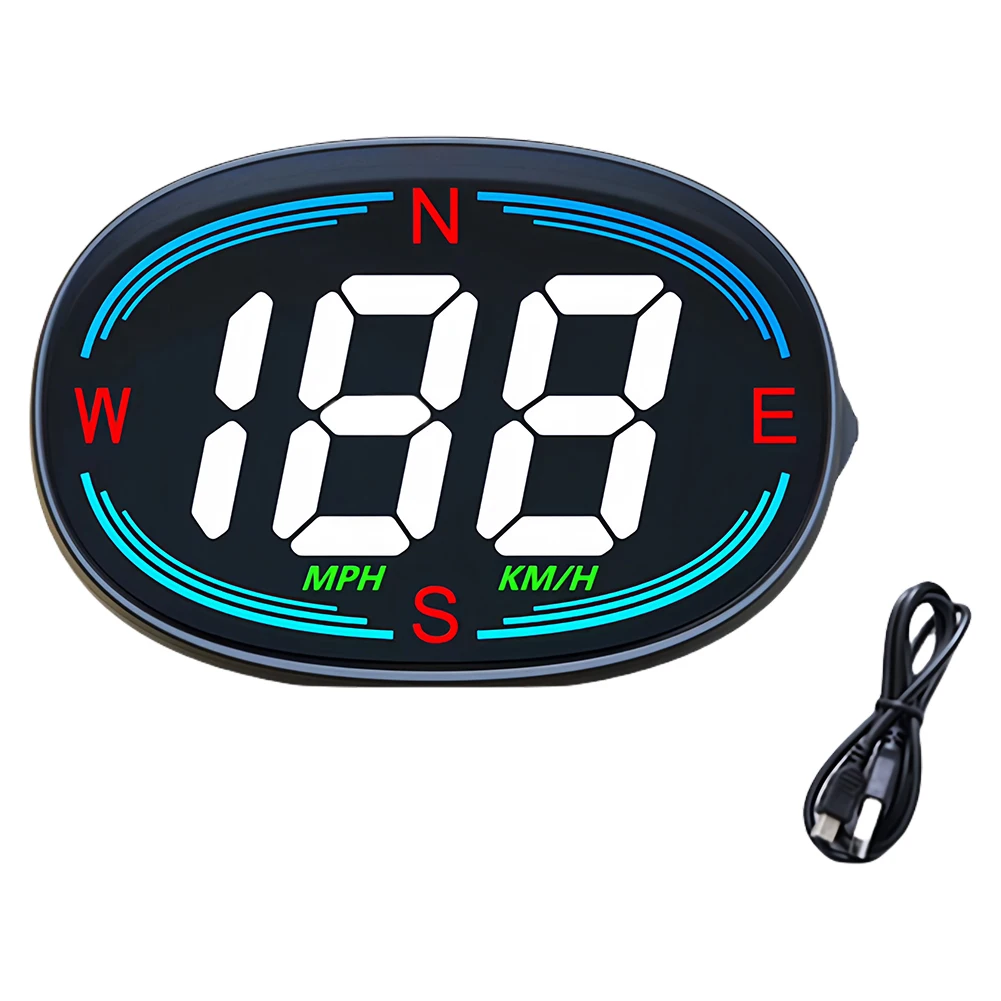 MPH KM/H 속도 게이지 헤드업 디스플레이 속도 실시간 디스플레이 과속 알..