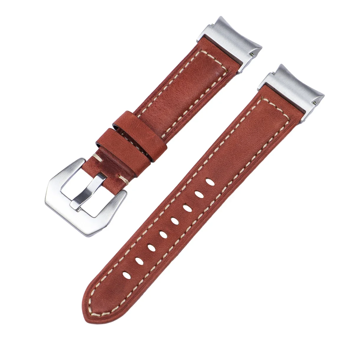 Elegant 20mm Quick Fit Leather Watch Strap