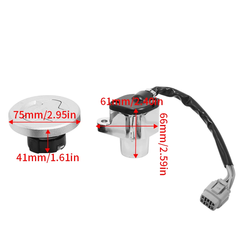 Ignition Key Switch Fuel Gas Cap Seat Lock Kit For Suzuki VZR1800 VZR1800N VZR1800Z Intruder M1800R/ Boulevard M109R 37000-48861
