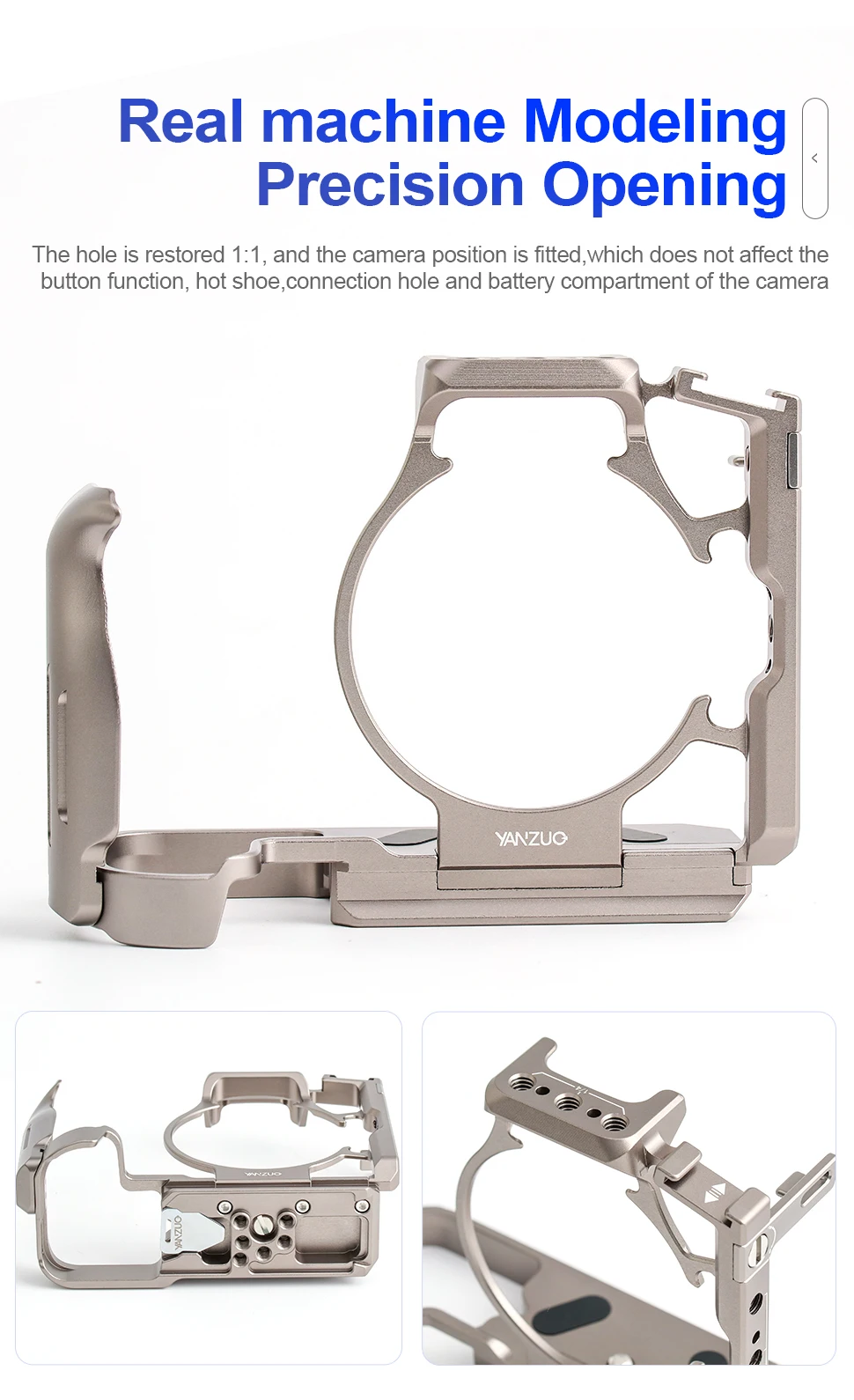 Suitable for Canon EOS R5 R5C Camera Rabbit Cage Aluminum Alloy Protection Frame