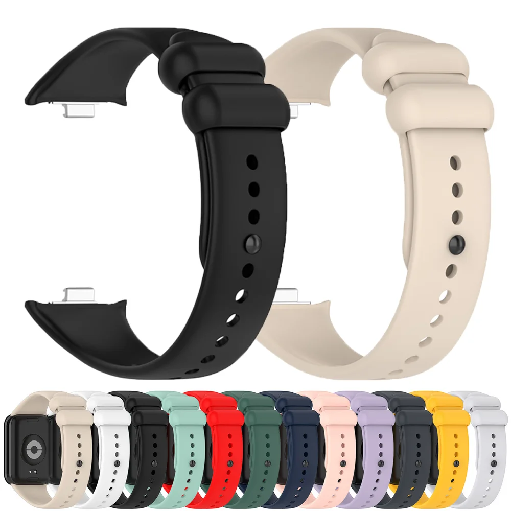

Ремешок силиконовый для смарт-часов Redmi watch 4, сменный Браслет для mi Band 8 pro, аксессуары для наручных часов