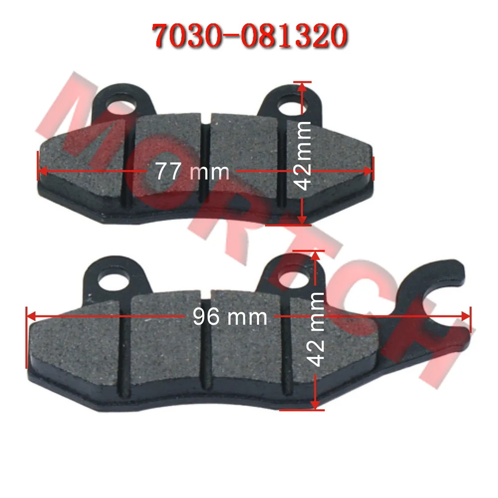 Linker Bremsbelag, Vorderradbremse 7030-081320 für CFMoto 550cc ATV CF500UU CF800-3 CF800UU-A UForce 550 UForce 800