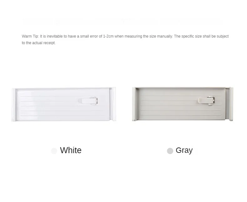 Description Picture 3 of item1/4pcs Drawer Dividers Adjustable Kitchen Expansion Contraction Combination Drawer Organizer Plastic Organizer Storage Drawers