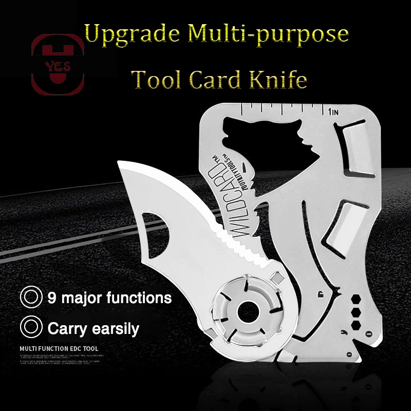 2020 Mini Pocket Knives Outdoor Self-defense EDC Tools Wallet Credit Card Tactical Knife CS GO Folding Pendant Hand Tool |