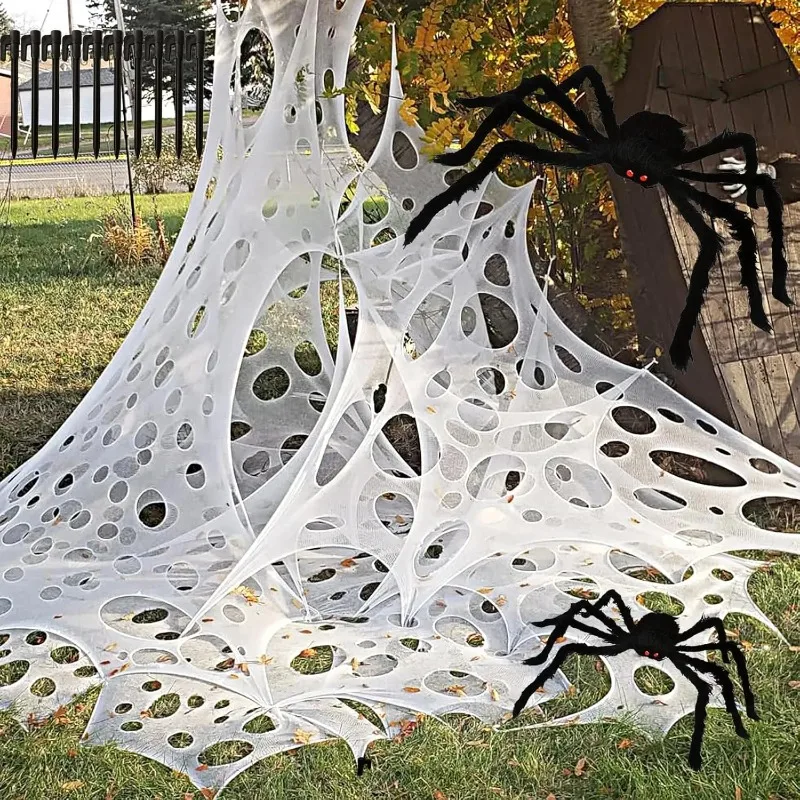 Halloween Spider Web Decoration Fabric