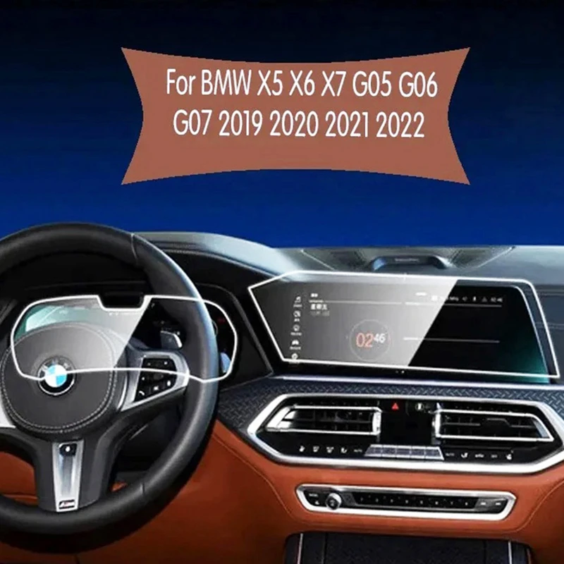Автомобильная GPS-навигация Защитная пленка ЖК-экран Защитная пленка из закаленного стекла для BMW X5 X6 X7 G05 G06 G07 2019-2022 Салон автомобиля Автомобильная GPS-навигация Защитная пленка ЖК-экран Защитная пленка из закаленного стекла для BMW X5 X6 X7 G05 G06 G07 2019-2022 Салон автомобиля