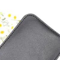Laminated Concealed Pull-out Business Card Case 5 Card Pockets PU Leather Slim ID Card Holder Men Women Mini Wallets
