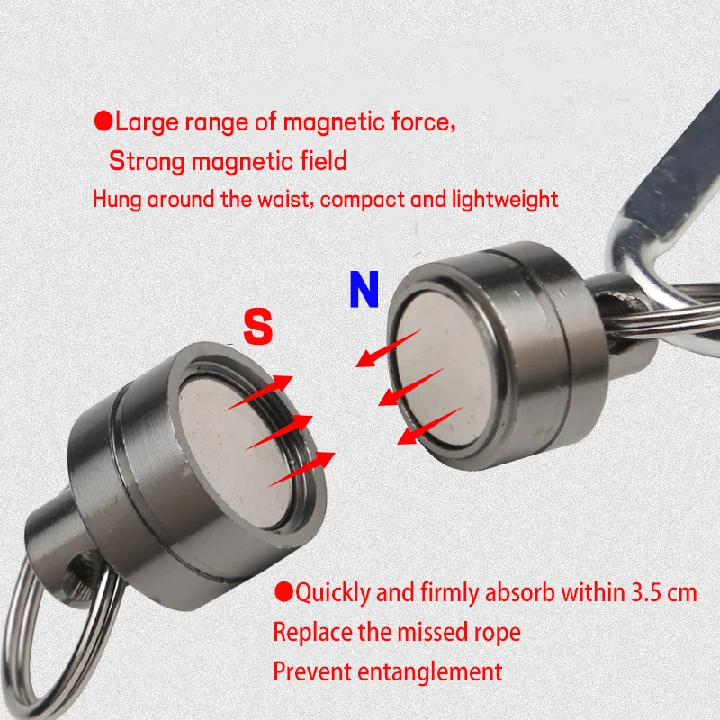 Fishing Accessories Fishing Tools Fishing Tool JIGEECARP Magnetic Net Quick Release Clips Land Connector Carabiner Lanyard Keychain Snap Clip Lock Buckle Hook Tools