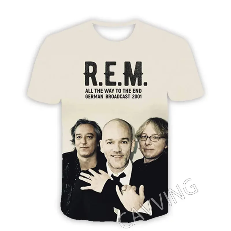 

R.e.m band повседневные модные футболки с 3D принтом, Стильные топы в стиле хип-хоп, модная одежда для женщин/мужчин
