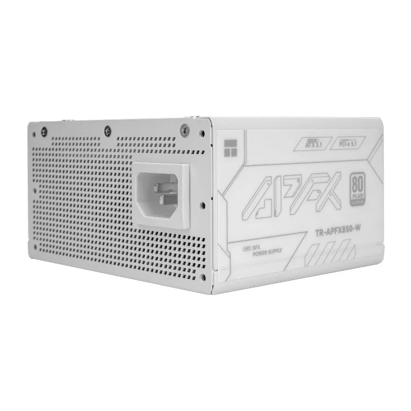 Thermalright TR-APFX850/1000 화이트 플래티넘 SFX 풀 모듈형 소형 전원 공급 장치 ATX 3.1 PCIE 5.1(일본산 커패시터 모두 사용)