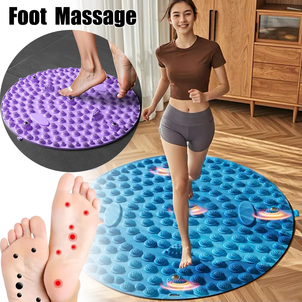 Shiatsu Board Foot Training Acupressure Exercise Mat Health Walk Pressure Board Feet Yoga Massage Acupoint Muscle Relaxation Mat