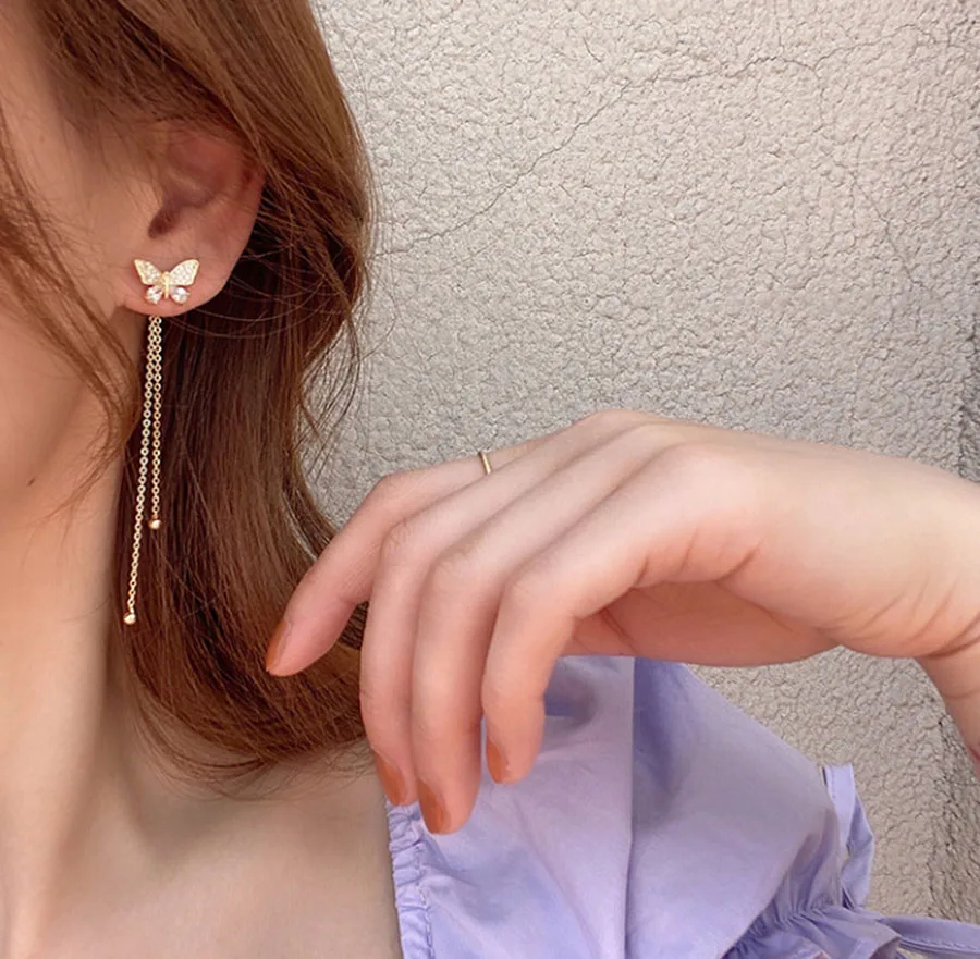 New Fashion Glamour Boho Long Geometric Tassel Pendant Earrings for Women Girls Party Retro Ethnic Multicolor Earrings Jewelry G