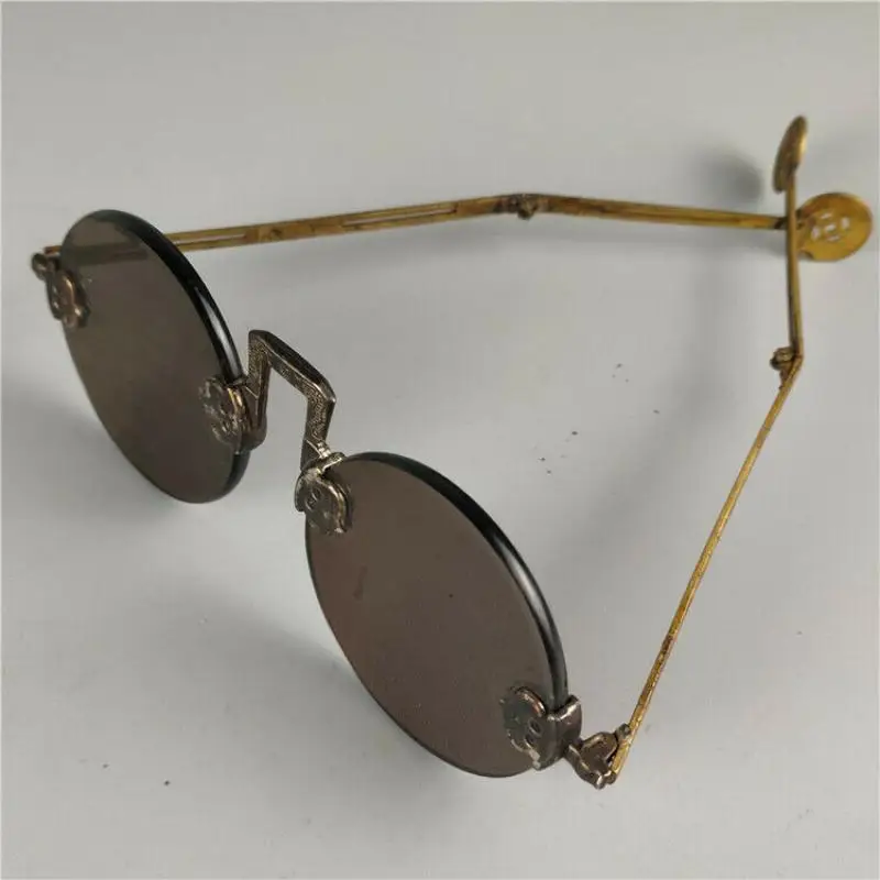 

Republic of China Old Shanghai Glasses Tan Copper Frame Sunglasses Collection