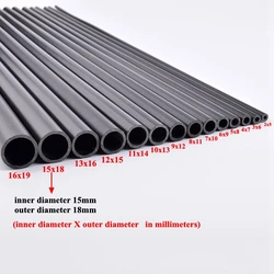 2-Piece Black PVC Hard Tube Set for Garden Irrigation and DIY Projects (50cm Length) (6mmx9mm)