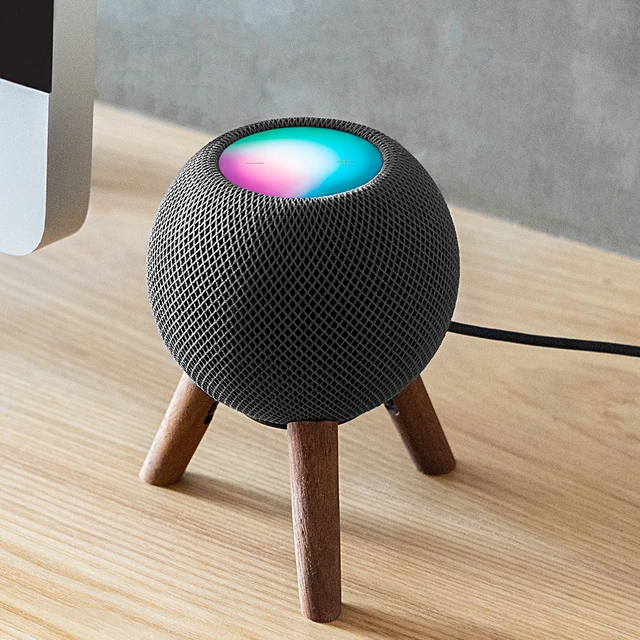 Apple HomePod Mini Bundle with Cover, Stand and Voucher