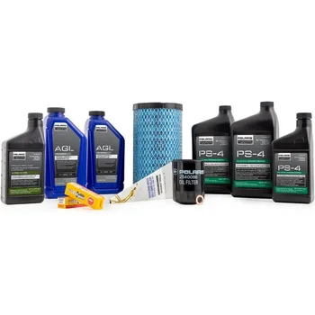Polaris Service Kit,1000 CREW XP Models and More, PS-4 5W-50 Full Synthetic Oil,1 Air Filter,1 Oil Filter,2 Spark Plugs- 2830556