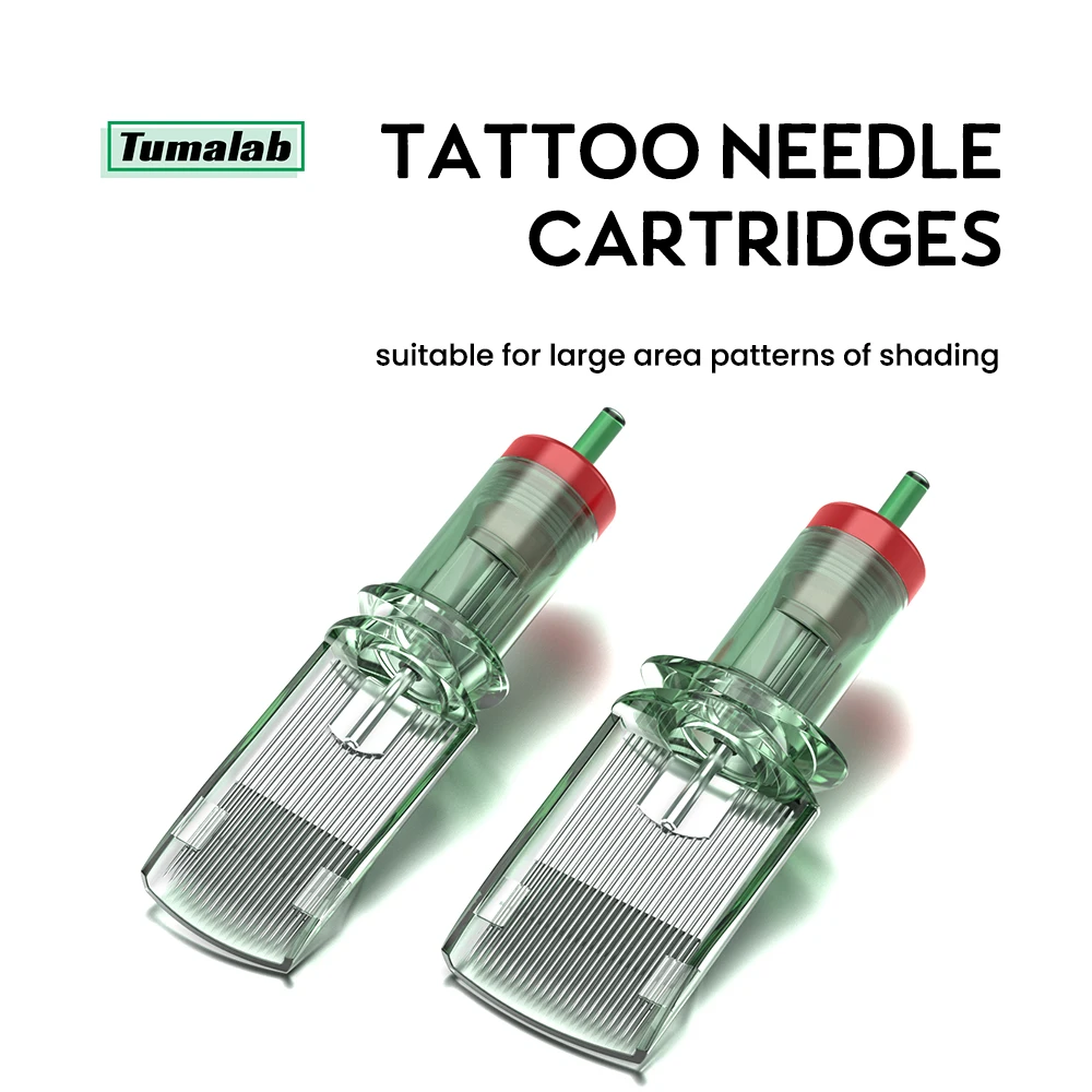 

Tumalab Tattoo Cartridge Disposable Large Row Tattoo Pin 49RM#M1#10PCS/Box