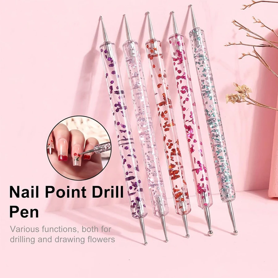 Nail Brush Set Professional Nail Supplies For Acrylic UV Gel Drawing Dotting Manicure Nail Art Design Tools Makeup Accessories 3