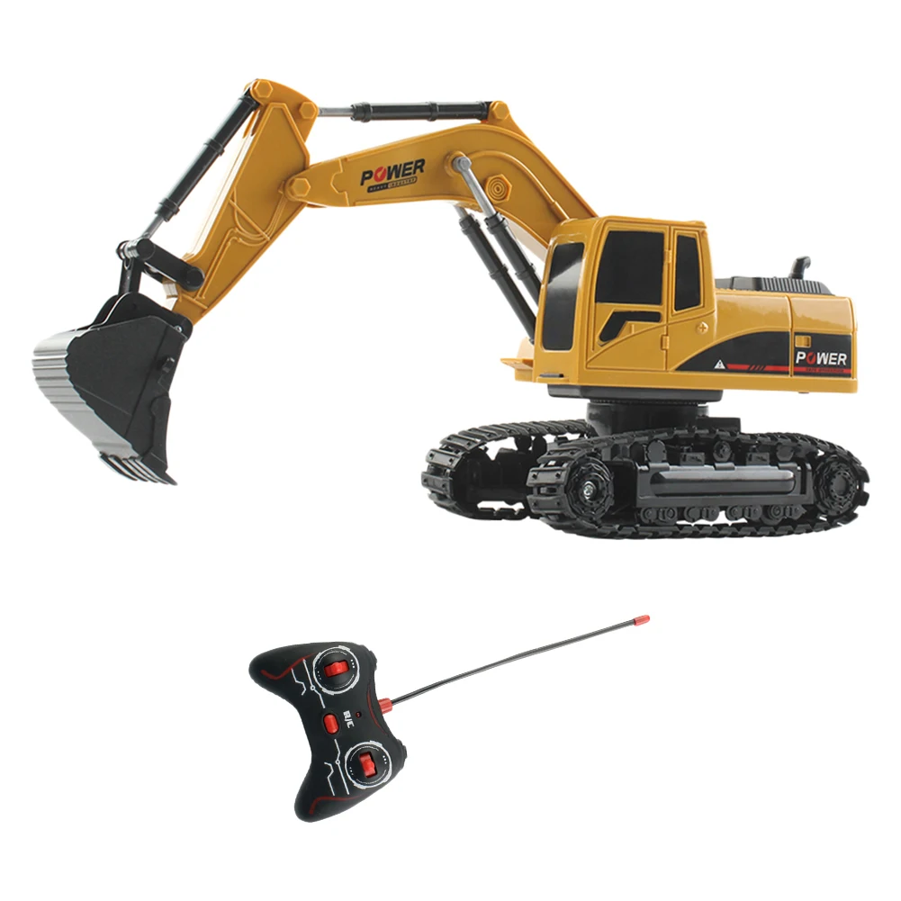 Rc Excavator Toy Mini Remote Control Bulldozer Excavator Electric