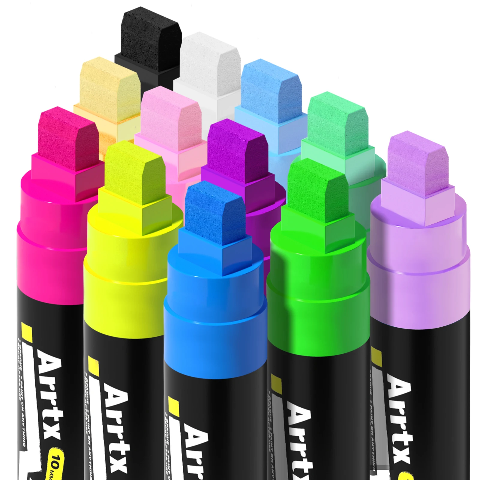 Acrylic Paint Markers, 26 Colors Dual Tip Paint Pens For Rock