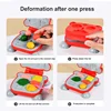 Mini Clay Plasticine Hamburger Machine Mold DIY Children's Play House Educational Plasticine Clay Tool 4