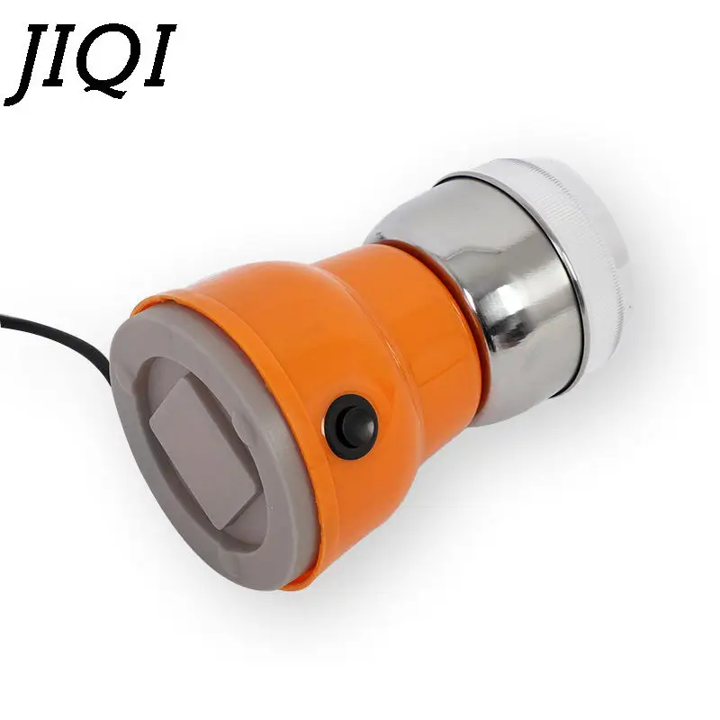 JIQI Electric Mini 220V Coffee bean grinder Household Herbs Copper Nuts grinding machine 150W stainless steel mill blade EU plug 3