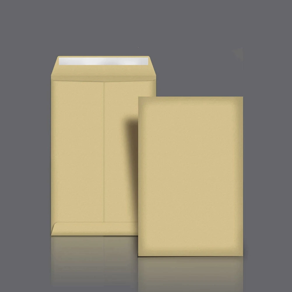 Convenient Envelopes Self-adhesive Storage Bags C4 File Bags Postcard Card Bag Gifts Envelopes Sealing Stickers 25Pcs