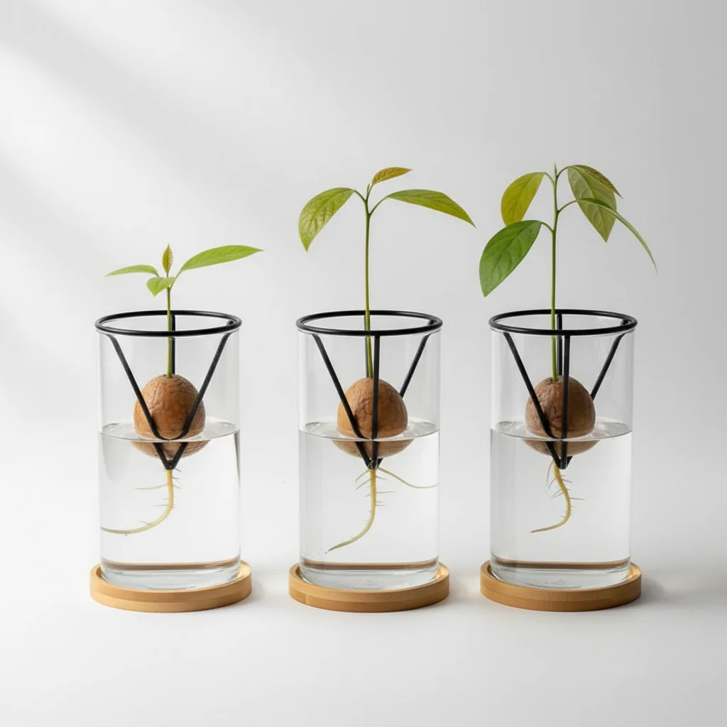 투명 수경 재배 씨앗 용기 키트 DIY 정원 씨앗 발, 가정 및 사무실용 투명 ..