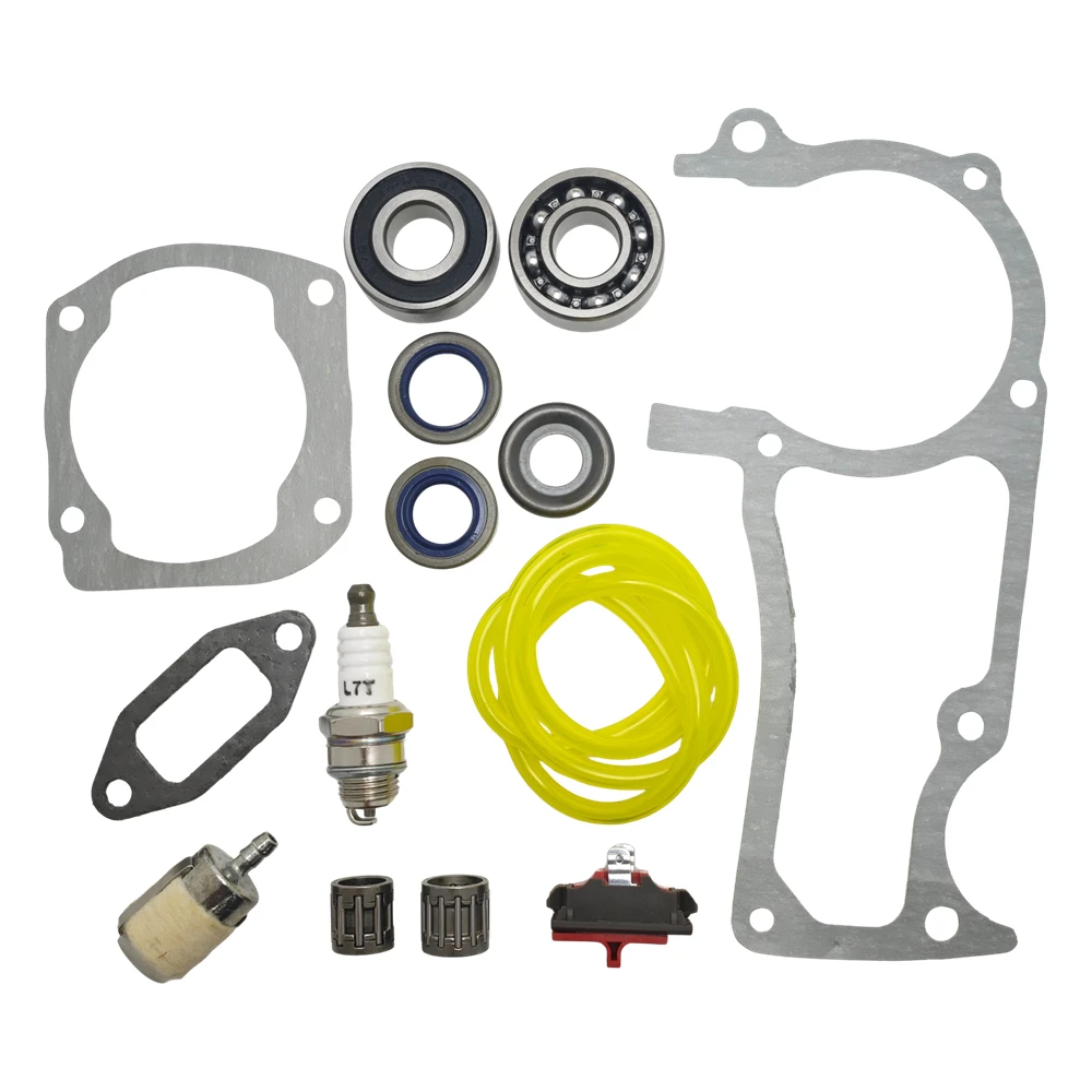 Crankshaft Bearings Seals Gaskets Kit For Husqvarna 362 365 371 372 372XP Chainsaws 503 64 72-01, 738 22 02-25, 503 96 15-01 5