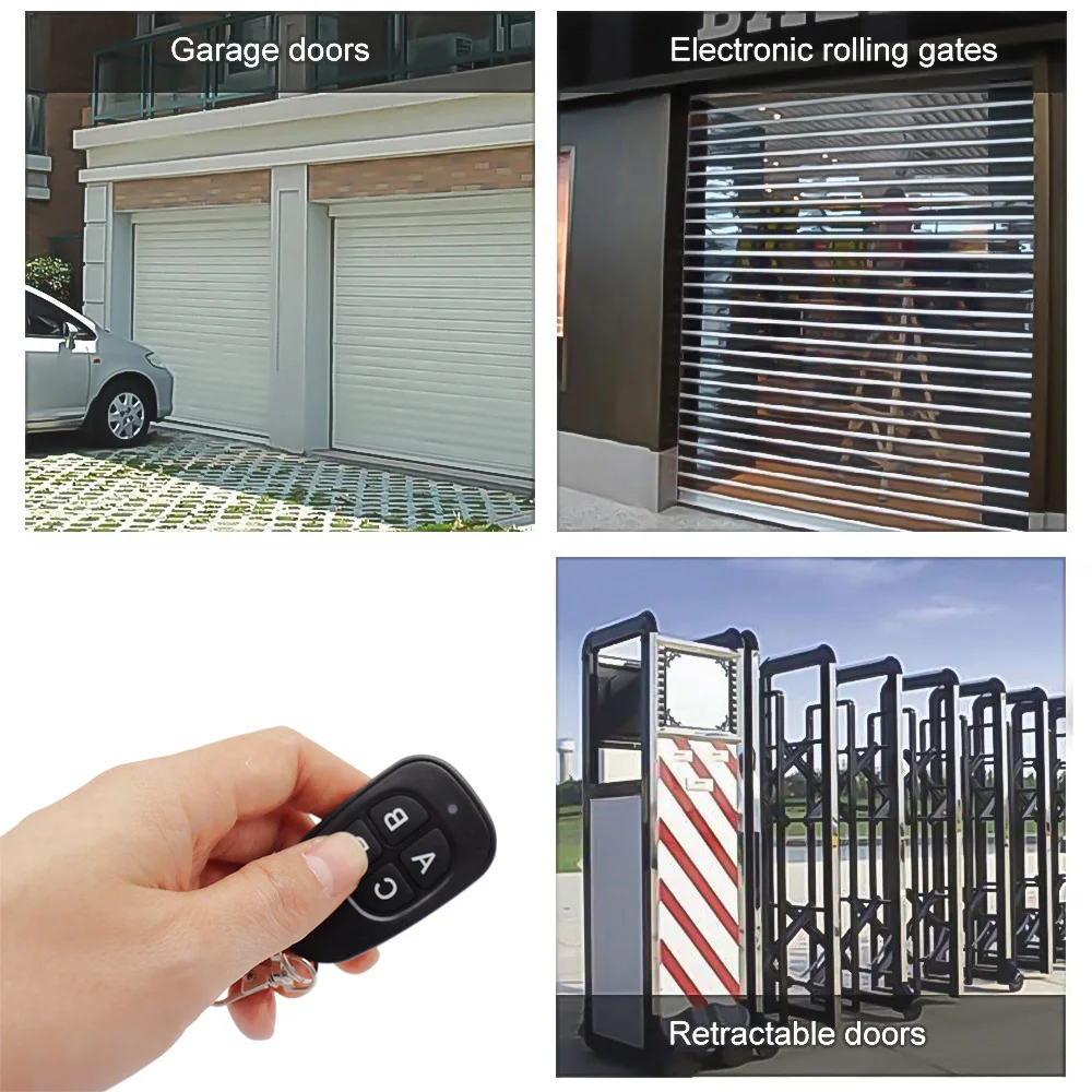 Tlcommande universelle RF 433MHz, copie de Code, 4 touches, transmetteur sans fil, duplicateur pour porte de Garage lectrique, ouvre-porte, Clone-433MHz Rouge image 3 | Rakuten