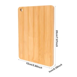 Premium Double - Sided Thick Wood Chopping Board Set for Kitchen and Charcuterie - Durable and Reversible Design for Meat and Veggies (S)