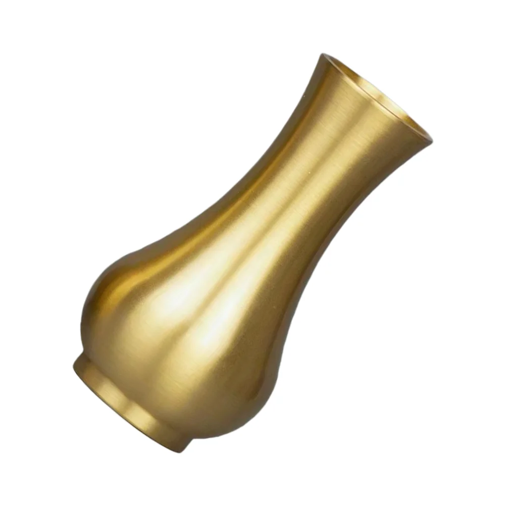 

Modern Mini Brass Flower Vase Flower Arrangement Bottle Storage Container Organizer Home Desktop Decoration