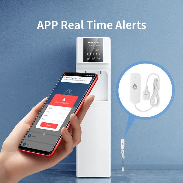 WiFi/Zigbee Water Leakage Sensor Home Alarm System Security Protection Water Overflow Level Detector Flooding Sensor 3