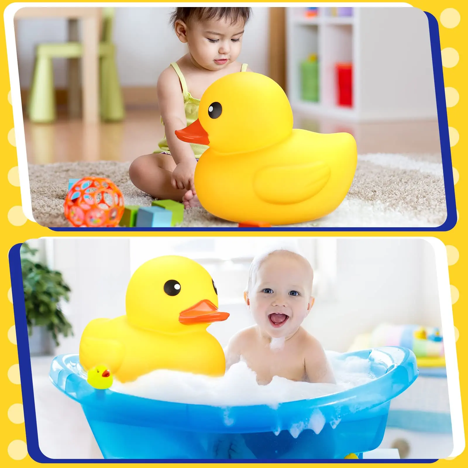 Rubber Duck Giant Ducks Large Rubber Duck Gender Reveal Party Rubber Duck 13 Inch Duck Shower Birthday Party Favor 5