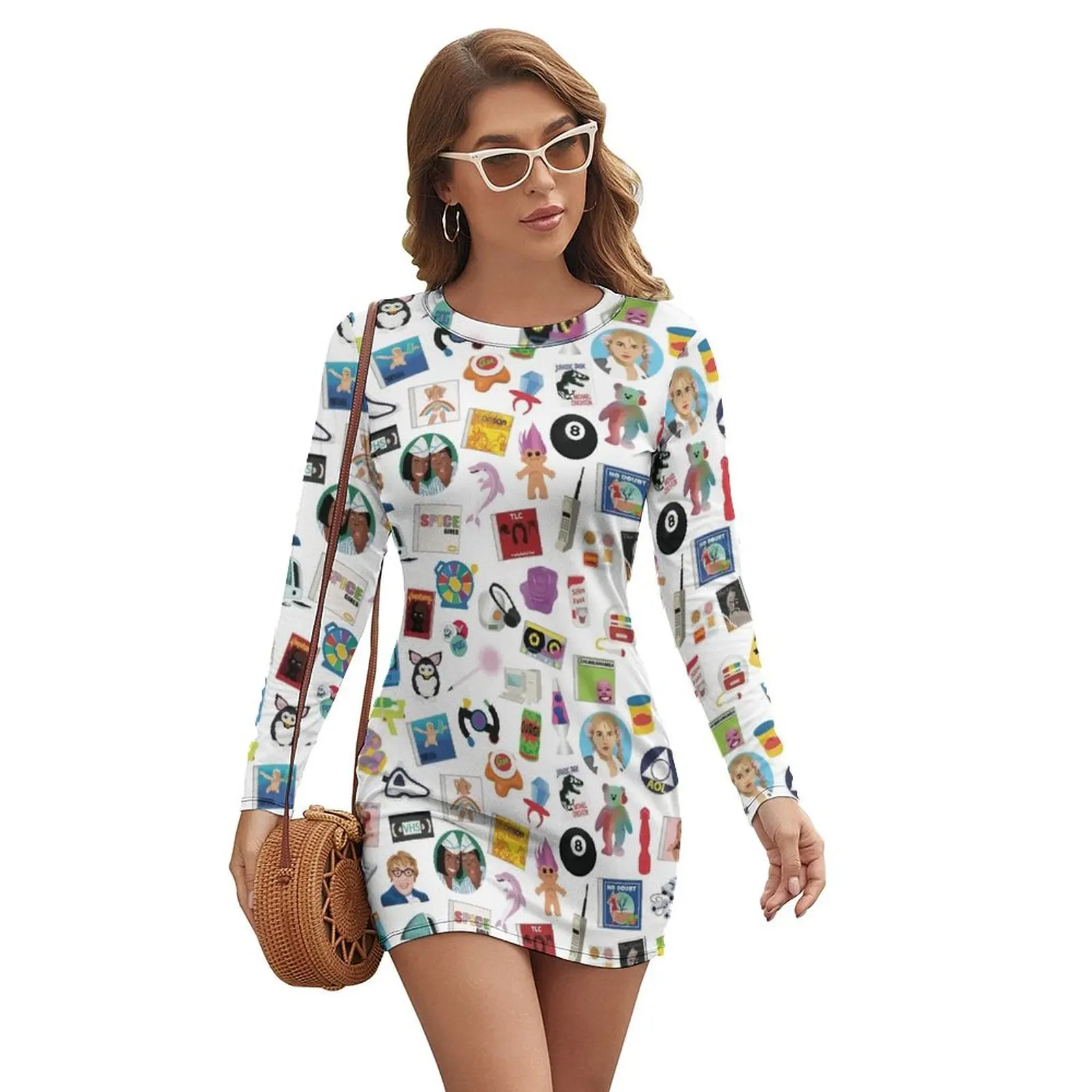 

Everything 90's Long-sleeved Dress summer clothes for women Women long dress