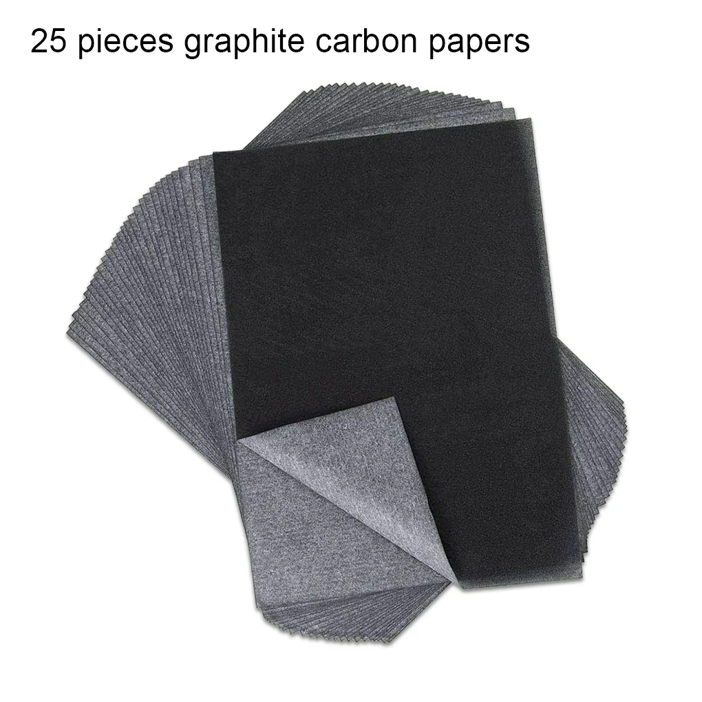 Papel De Transferência De Carbono Para Economizar Tempo, Papéis De Grafite, 9x13 in, 25 unid