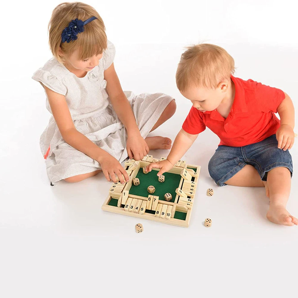 Tradicional Quatro Lados De Madeira 10 Números Dados Jogos Conjunto 4  Jogadores Pai-filho Jogo De Tabuleiro De Quatro Lados Clássico Para  Crianças - Jogos De Xadrez - AliExpress