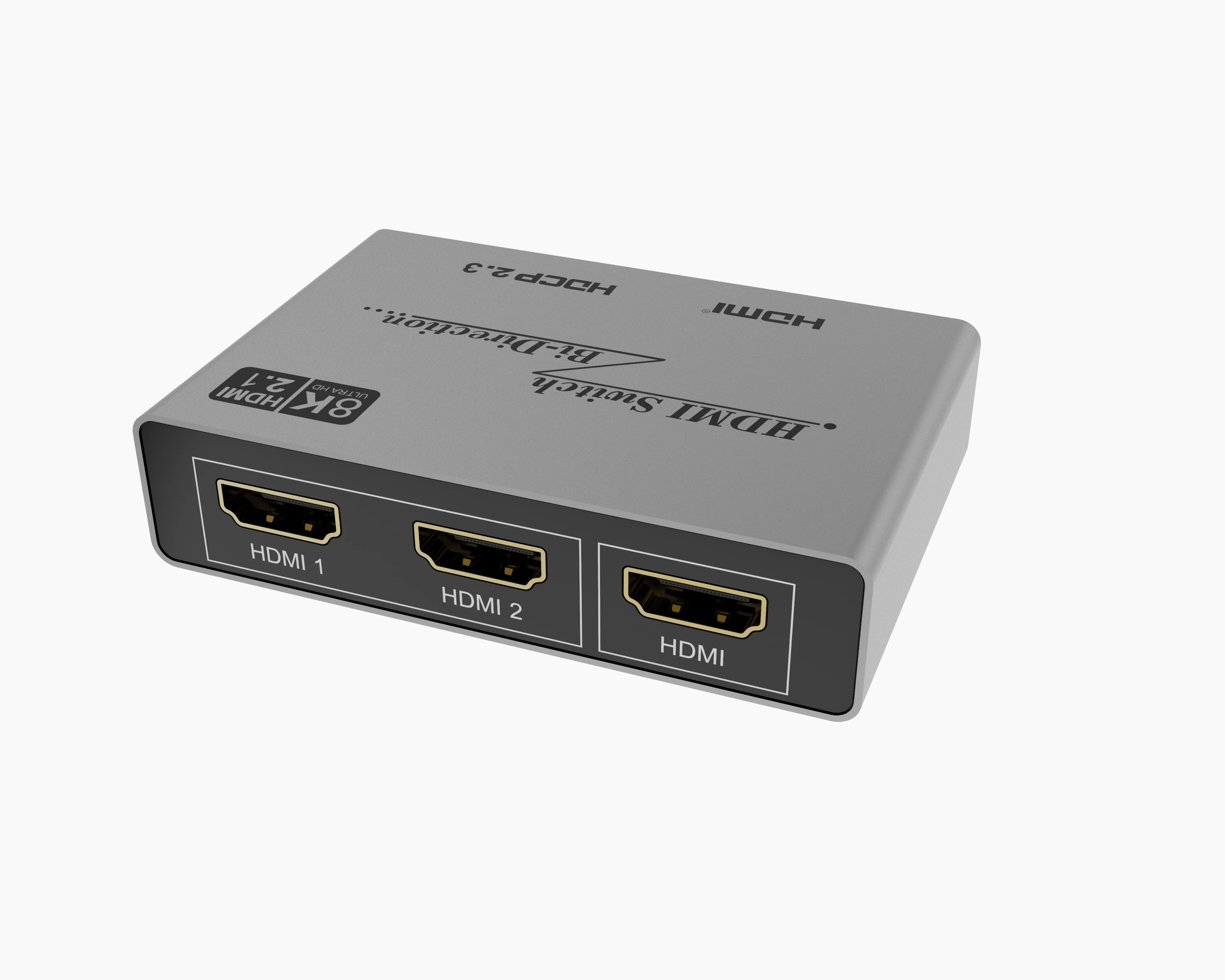 

HDMI-совместимый двунаправленный переключатель DP1.4 8K @ 60 Гц 1 дюйм 2 Выход 2 в 1 высокоскоростной разветвитель