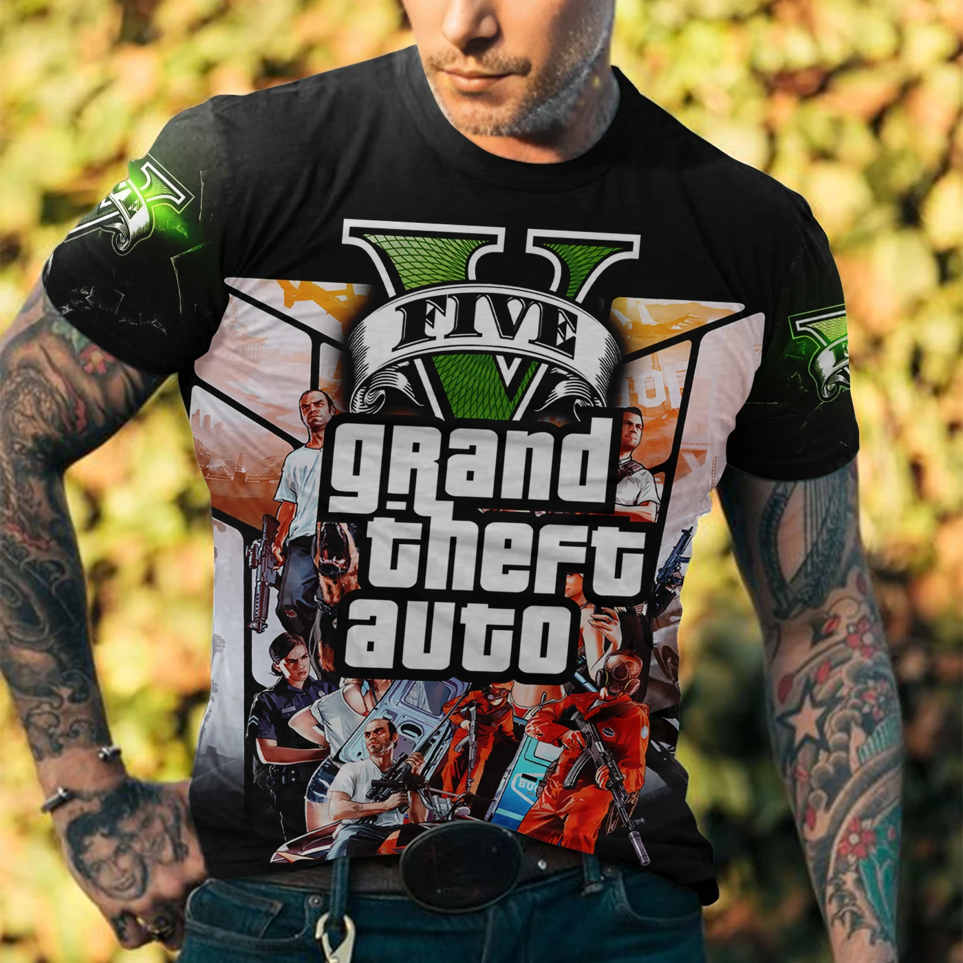 

Футболки Grand Theft Auto с 3D принтом игры GTA 5, уличная одежда для мужчин и женщин, Повседневная футболка большого размера с коротким рукавом, Детские футболки, топы, одежда