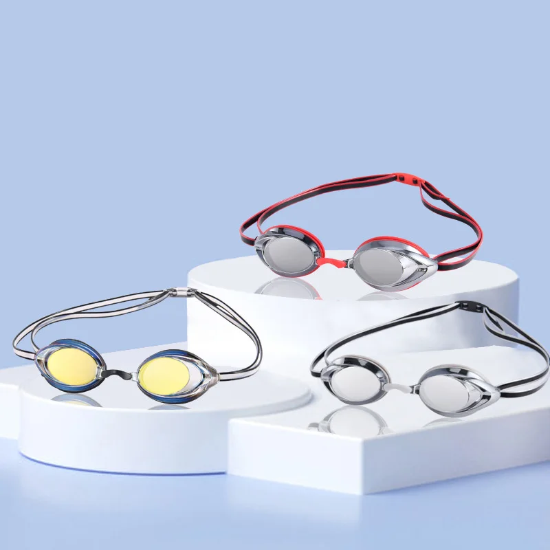 HD Swimming Goggles Waterproof Anti-fog Silicone Adult Swimming Glasses Professional UV Protection Transparent  Eyewear 2