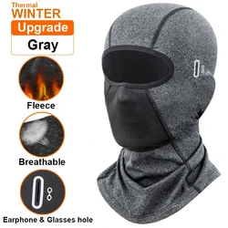 Thermal Winter Balaclava - Full Face Warmth for Outdoor Sports & Activities (Upgrade gray)