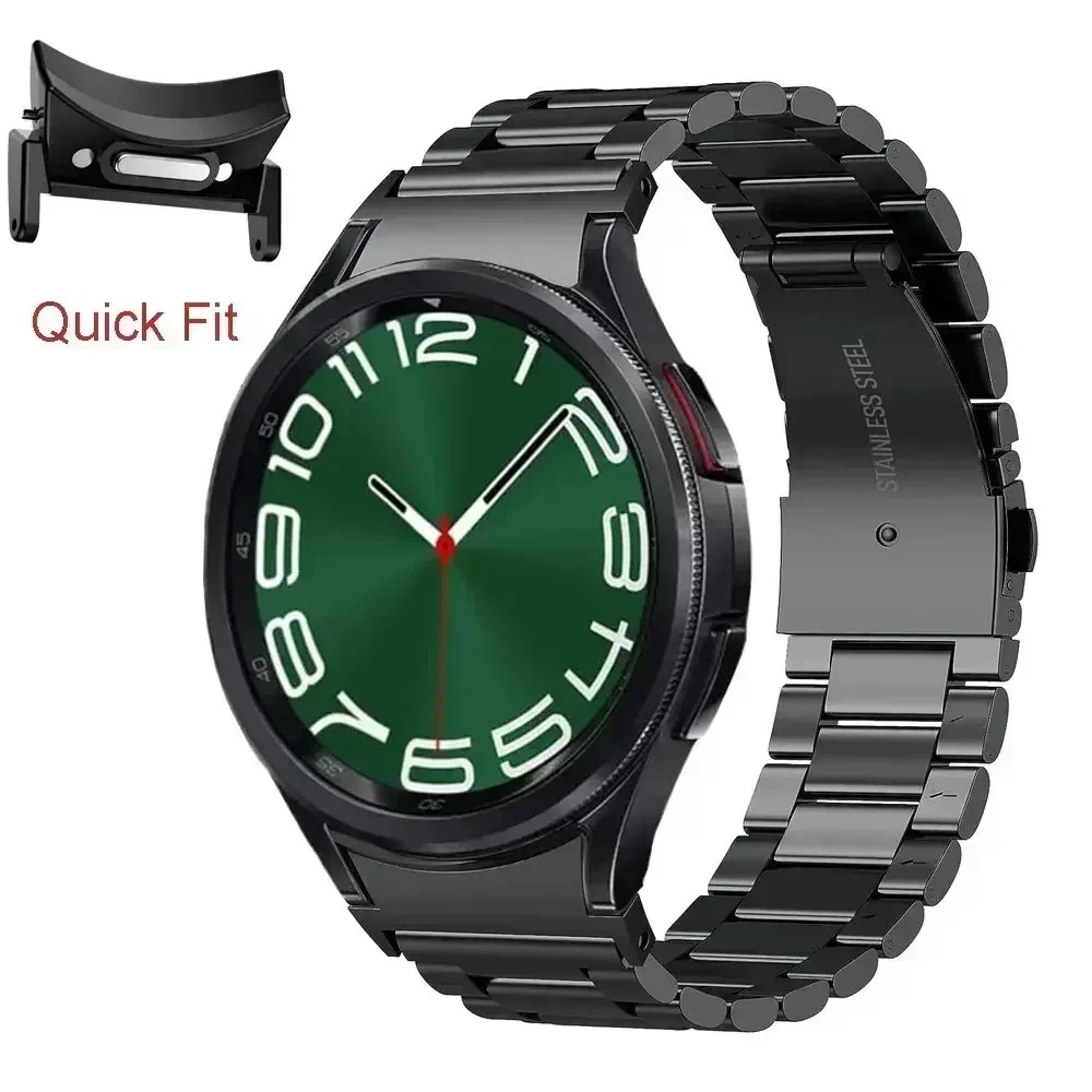 Quick Fit Stainless Steel Strap - No Gaps, Premium Design