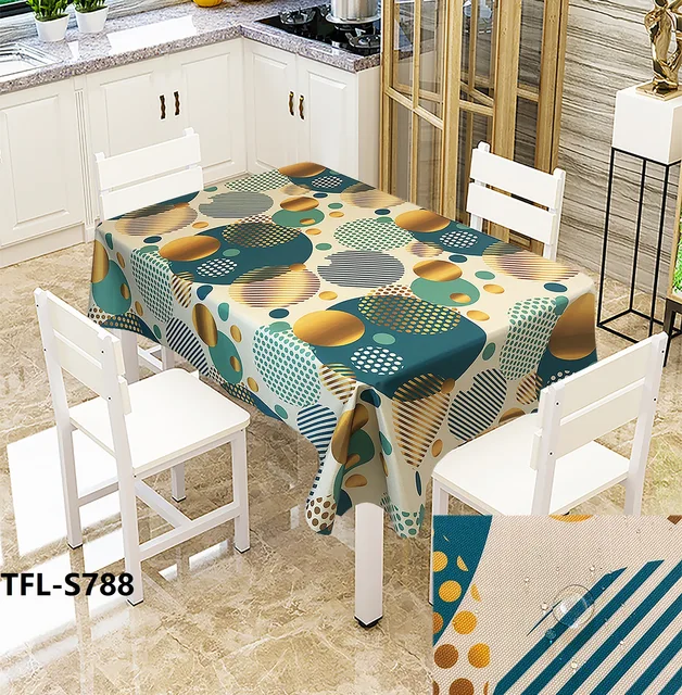 Nappe lavable et créative à motifs floraux, Style Boho, oiseau coloré, impression à la mode – Image 5