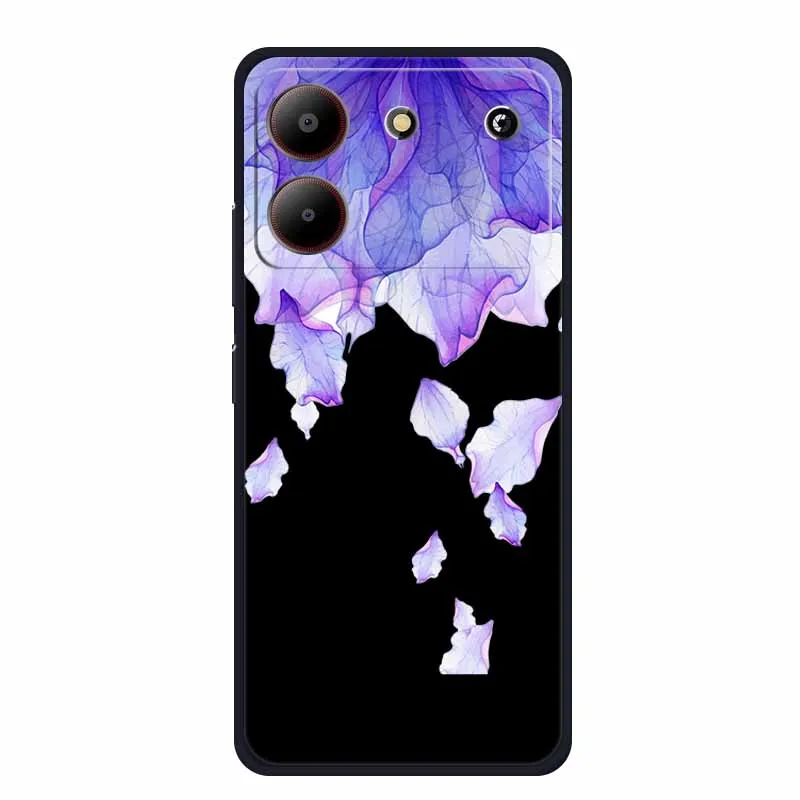 Cute Cartoon Cat Black Silicone Soft Phone Case - Stylish Protective Back Cover
