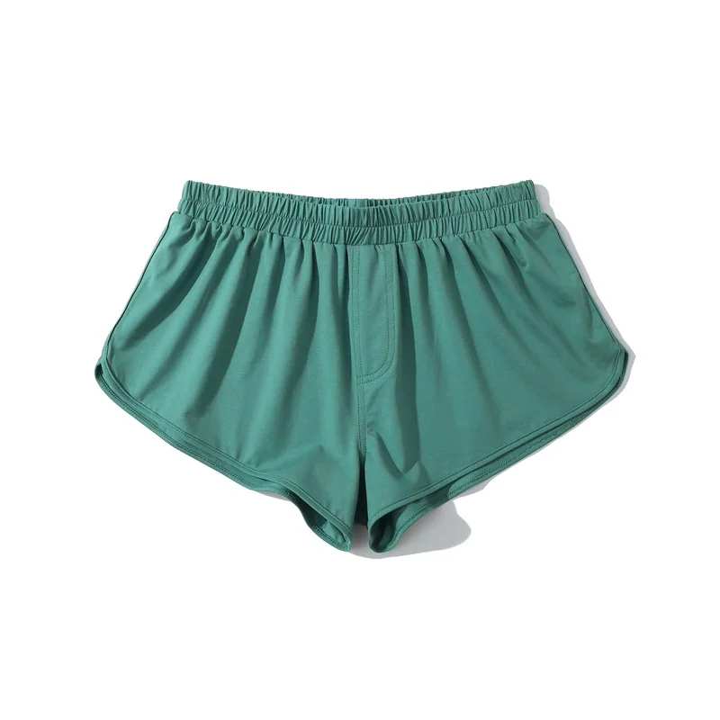 Men Cotton Running Shorts Marathon Pants Track and Field Triangle Shorts Fitness Training Pants