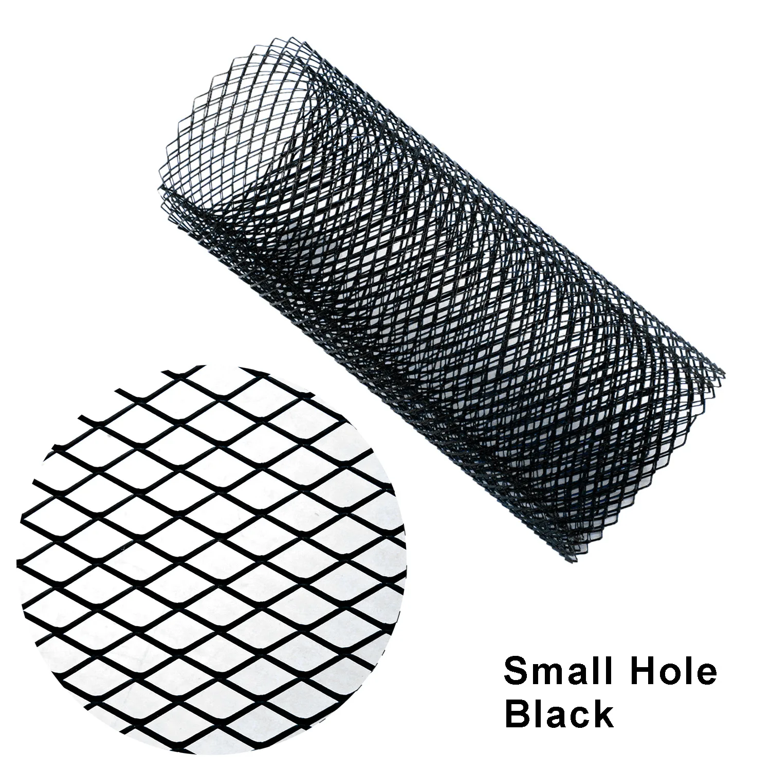 Black Metal Mesh 39x13