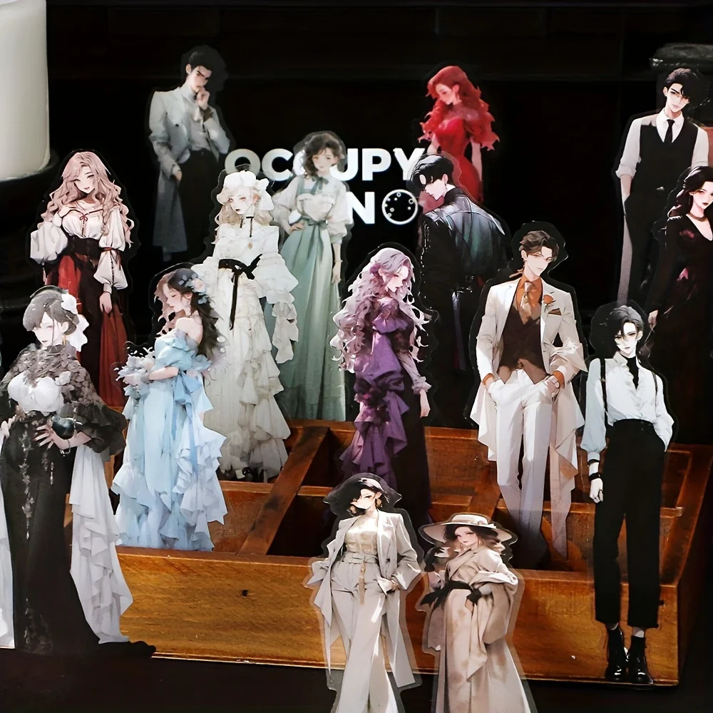 

20 листов, наклейки-коллажи для девочек